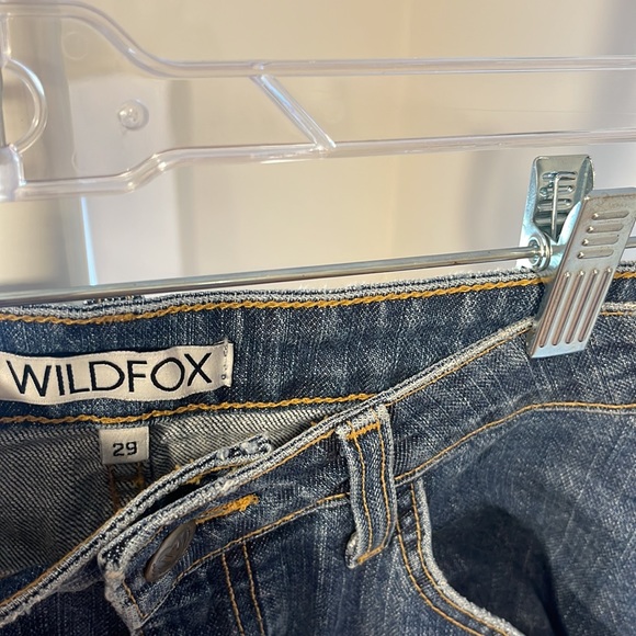 wild fox distressed denim shorts, size 29 - Picture 4 of 5